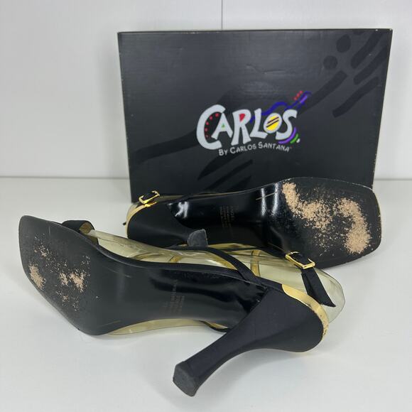 Carlos by Carlos Santana Black Strappy Heels “Angel” – Women’s Size 7.5M - Picture 5 of 11
